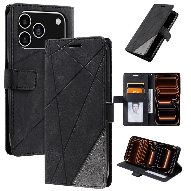 Custodia per telefono in pelle con giuntura Skin Feel, For iPhone 18 Pro, For iPhone 18 Pro Max, For iPhone 17 Pro Max, For iPhone 17 Pro