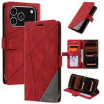 Custodia per telefono in pelle con giuntura Skin Feel, For iPhone 18 Pro, For iPhone 18 Pro Max, For iPhone 17 Pro Max, For iPhone 17 Pro