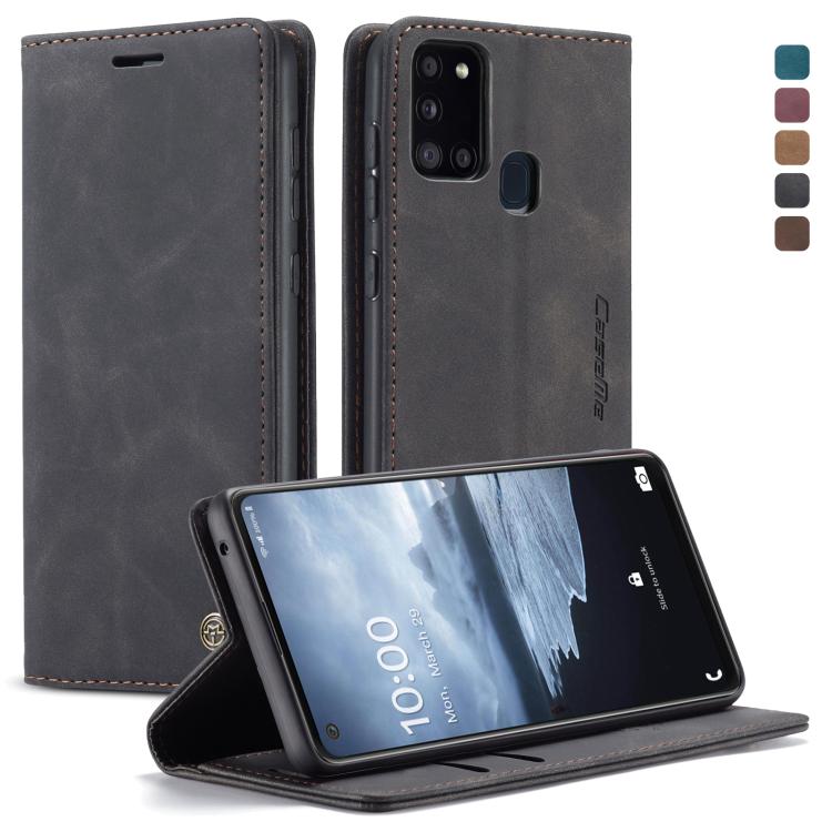 Custodia portafoglio in pelle per Samsung Galaxy A21s