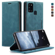 Custodia portafoglio in pelle per Samsung Galaxy A21s