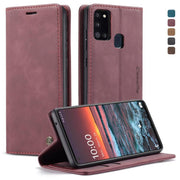 Custodia portafoglio in pelle per Samsung Galaxy A21s