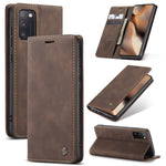 Custodia portafoglio in pelle per Samsung Galaxy A21s