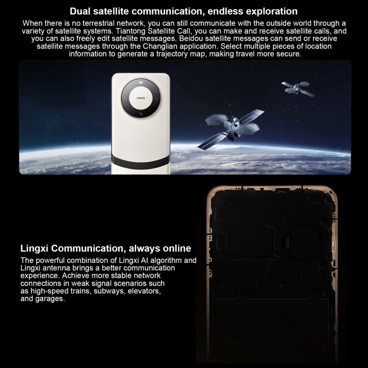 HUAWEI Mate 60 Pro+, Identificazione delle impronte digitali sullo schermo, HarmonyOS 4.0 Kirin 9000S Octa Core da 6,82 pollici fino a 2,62 GHz, NFC, OTG, Non supporta Google Play, 16GB+512GB, 16GB+1TB