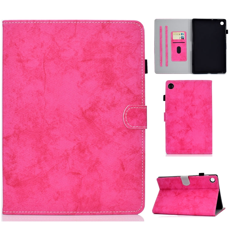 Custodia per tablet in pelle intelligente con trama in tessuto stile marmo, For Samsung Galaxy Tab A11+ / A9+, For Samsung Galaxy Tab A11 / A9