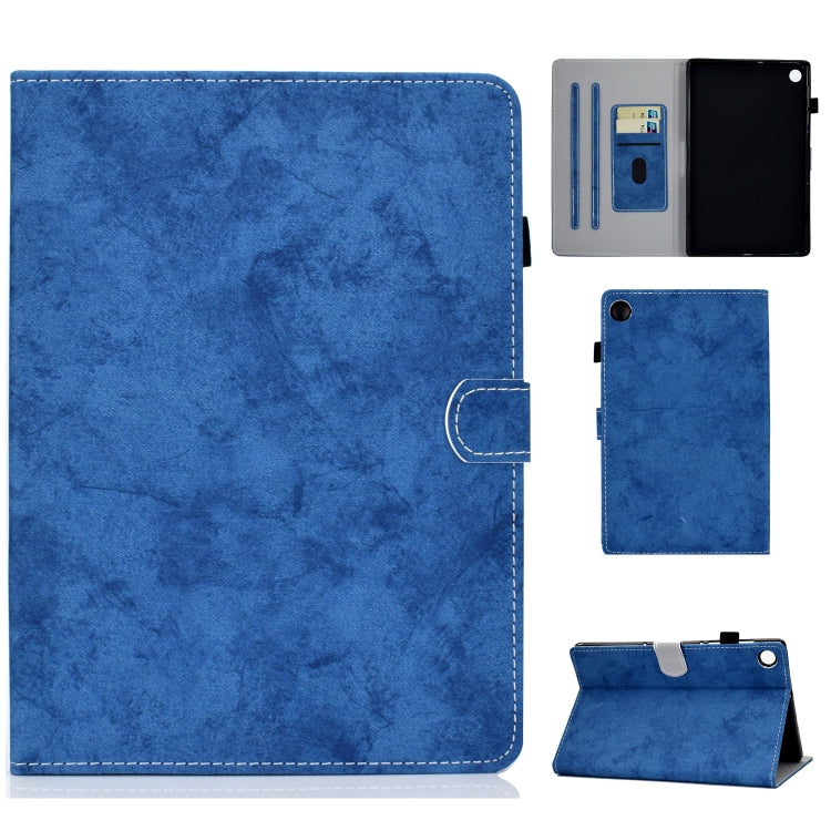 Custodia per tablet in pelle intelligente con trama in tessuto stile marmo, For Samsung Galaxy Tab A11+ / A9+, For Samsung Galaxy Tab A11 / A9
