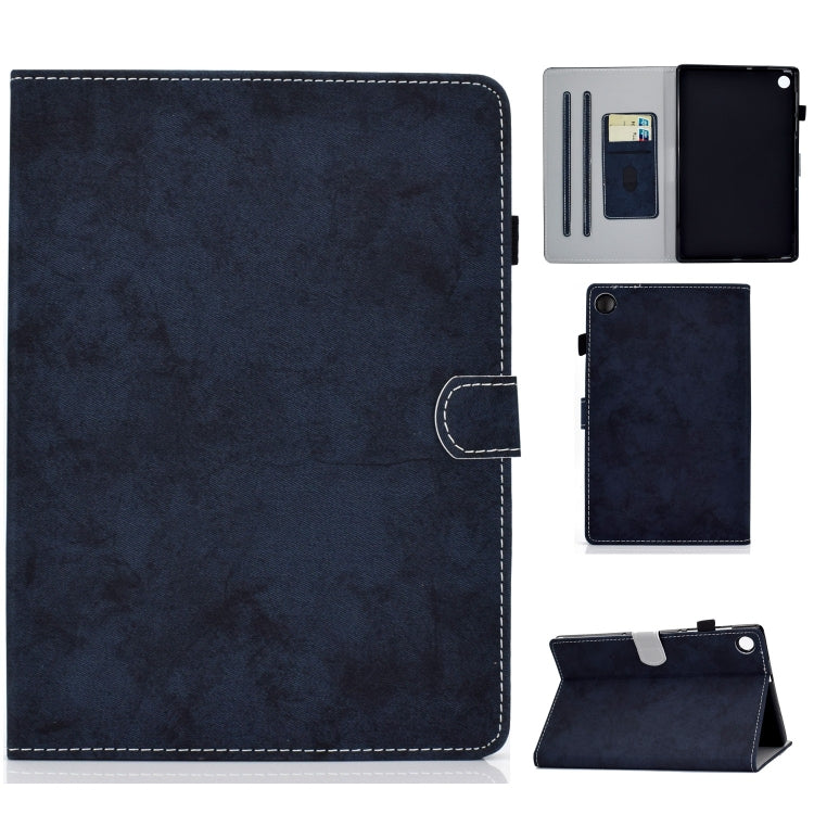 Custodia per tablet in pelle intelligente con trama in tessuto stile marmo, For Samsung Galaxy Tab A11+ / A9+, For Samsung Galaxy Tab A11 / A9