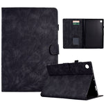 Custodia per tablet smart in pelle goffrata albero della fortuna, For Samsung Galaxy Tab A11+ / A9+, For Samsung Galaxy Tab A11 / A9, For Samsung Galaxy Tab S11