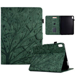 Custodia per tablet smart in pelle goffrata albero della fortuna, For Samsung Galaxy Tab A11+ / A9+, For Samsung Galaxy Tab A11 / A9, For Samsung Galaxy Tab S11