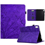 Custodia per tablet smart in pelle goffrata albero della fortuna, For Samsung Galaxy Tab A11+ / A9+, For Samsung Galaxy Tab A11 / A9, For Samsung Galaxy Tab S11