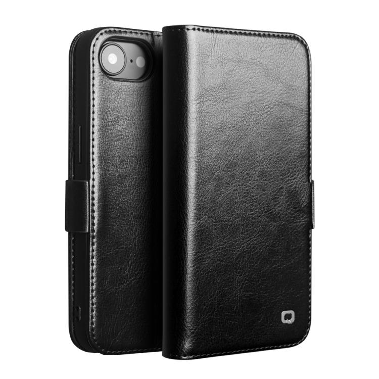 Custodia per telefono in vera pelle con fibbia QIALINO Classic 103, For iPhone 17e / 16e, For iPhone 17 Pro Max, For iPhone 17 Pro, For iPhone 17, For iPhone Air, For iPhone 15 Pro Max, For iPhone 15 Pro, For iPhone 15 Plus, For iPhone 15