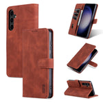 Custodia per telefono in pelle Flip con texture di vitello AZNS Skin Feel, For Samsung Galaxy S24+ 5G, For Samsung Galaxy S24 5G, For Samsung Galaxy A15, For Samsung Galaxy A05