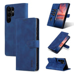 Custodia per telefono in pelle Flip con texture di vitello AZNS Skin Feel, For Samsung Galaxy A55 5G, For Samsung Galaxy A35 5G, For Samsung Galaxy S24 Ultra 5G, For Samsung Galaxy A24 4G / A25
