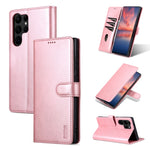 Custodia per telefono in pelle Flip con texture di vitello AZNS Skin Feel, For Samsung Galaxy A55 5G, For Samsung Galaxy A35 5G, For Samsung Galaxy S24 Ultra 5G, For Samsung Galaxy A24 4G / A25