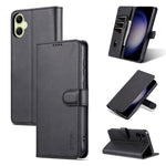 Custodia per telefono in pelle Flip con texture di vitello AZNS Skin Feel, For Samsung Galaxy S24+ 5G, For Samsung Galaxy S24 5G, For Samsung Galaxy A15, For Samsung Galaxy A05