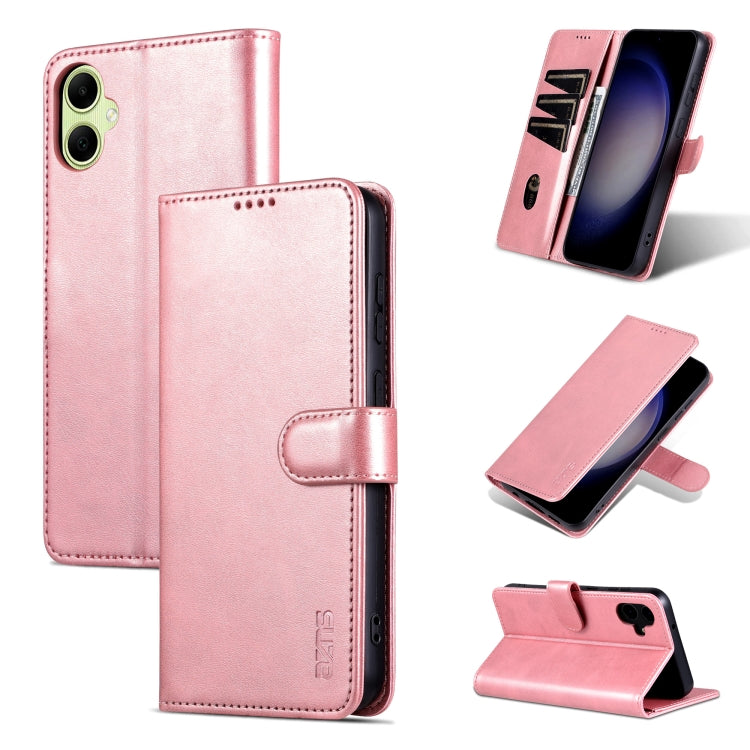 Custodia per telefono in pelle Flip con texture di vitello AZNS Skin Feel, For Samsung Galaxy S24+ 5G, For Samsung Galaxy S24 5G, For Samsung Galaxy A15, For Samsung Galaxy A05
