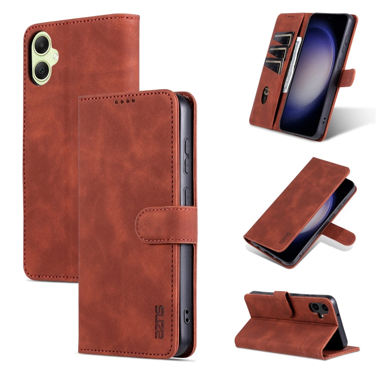 Custodia per telefono in pelle Flip con texture di vitello AZNS Skin Feel, For Samsung Galaxy S24+ 5G, For Samsung Galaxy S24 5G, For Samsung Galaxy A15, For Samsung Galaxy A05