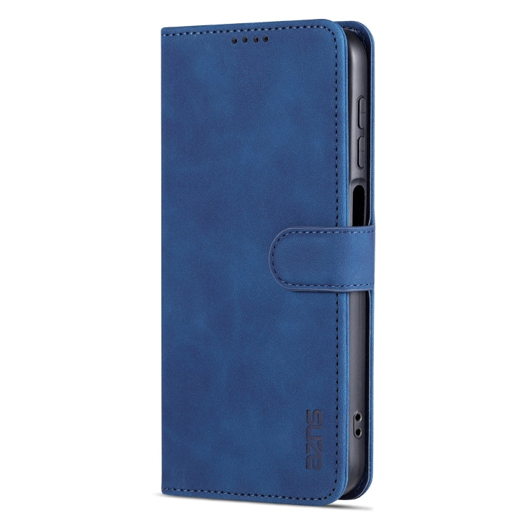 Custodia per telefono in pelle Flip con texture di vitello AZNS Skin Feel, For Samsung Galaxy A05s
