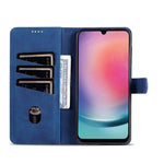 Custodia per telefono in pelle Flip con texture di vitello AZNS Skin Feel, For Samsung Galaxy A05s