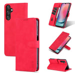 Custodia per telefono in pelle Flip con texture di vitello AZNS Skin Feel, For Samsung Galaxy A05s