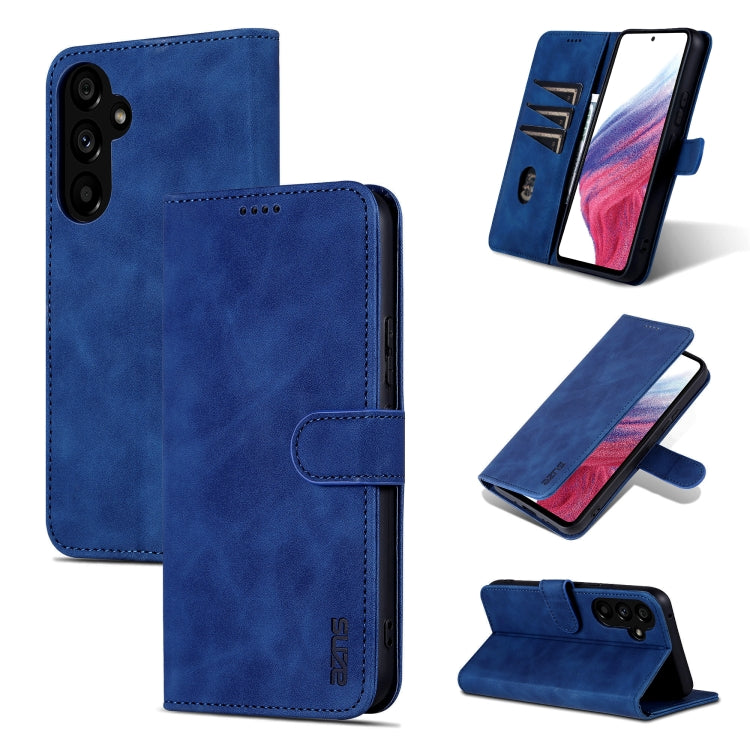 Custodia per telefono in pelle Flip con texture di vitello AZNS Skin Feel, For Samsung Galaxy A55 5G, For Samsung Galaxy A35 5G, For Samsung Galaxy S24 Ultra 5G, For Samsung Galaxy A24 4G / A25