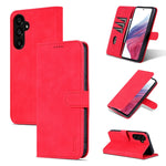 Custodia per telefono in pelle Flip con texture di vitello AZNS Skin Feel, For Samsung Galaxy A55 5G, For Samsung Galaxy A35 5G, For Samsung Galaxy S24 Ultra 5G, For Samsung Galaxy A24 4G / A25