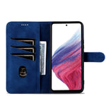 Custodia per telefono in pelle Flip con texture di vitello AZNS Skin Feel, For Samsung Galaxy A55 5G, For Samsung Galaxy A35 5G, For Samsung Galaxy S24 Ultra 5G, For Samsung Galaxy A24 4G / A25