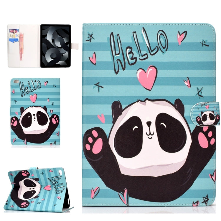 Custodia in pelle PU a vibrazione orizzontale con motivo a disegno colorato con supporto e slot per schede e funzione Sleep / Wake-up, For iPad mini1 / 2 / 3 / 4, For iPad Air / iPad Air 2  2016 / iPad Pro9.7 / iPad9.7 / 2017 / 2018