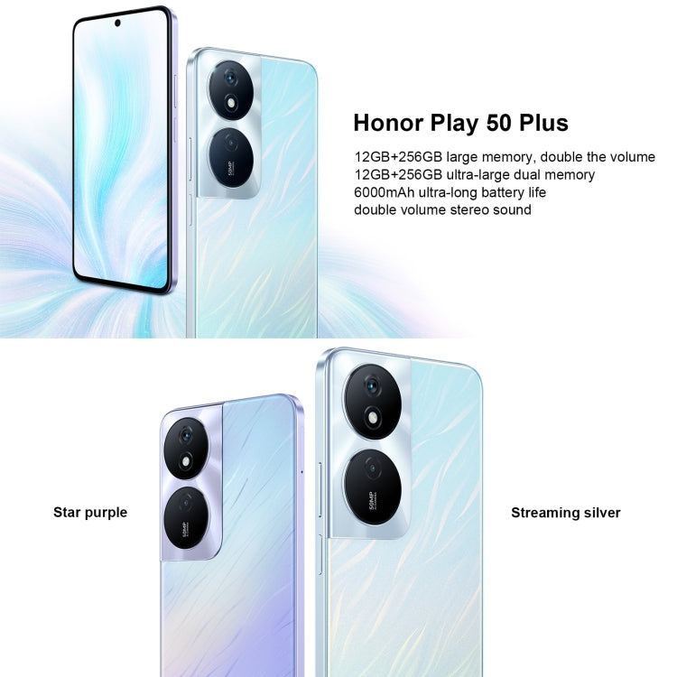 Honor Play 50 Plus smartphone 12GB RAM 256GB ROM 6,8 pollici