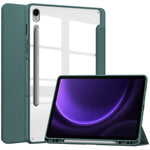 Custodia per tablet in pelle intelligente 3 pieghe in acrilico con slot per penna, For Samsung Galaxy Tab A11+, For Samsung Galaxy Tab S9 FE / S10 FE, For Samsung Galaxy Tab S10 FE+, For Samsung Galaxy Tab S9 FE+ / S10+