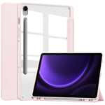 Custodia per tablet in pelle intelligente 3 pieghe in acrilico con slot per penna, For Samsung Galaxy Tab A11+, For Samsung Galaxy Tab S9 FE / S10 FE, For Samsung Galaxy Tab S10 FE+, For Samsung Galaxy Tab S9 FE+ / S10+