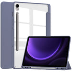 Custodia per tablet in pelle intelligente 3 pieghe in acrilico con slot per penna, For Samsung Galaxy Tab A11+, For Samsung Galaxy Tab S9 FE / S10 FE, For Samsung Galaxy Tab S10 FE+, For Samsung Galaxy Tab S9 FE+ / S10+