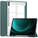 Custodia per tablet in pelle intelligente 3 pieghe in acrilico con slot per penna, For Samsung Galaxy Tab A11+, For Samsung Galaxy Tab S9 FE / S10 FE, For Samsung Galaxy Tab S10 FE+, For Samsung Galaxy Tab S9 FE+ / S10+