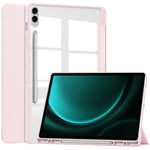 Custodia per tablet in pelle intelligente 3 pieghe in acrilico con slot per penna, For Samsung Galaxy Tab A11+, For Samsung Galaxy Tab S9 FE / S10 FE, For Samsung Galaxy Tab S10 FE+, For Samsung Galaxy Tab S9 FE+ / S10+