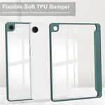 Custodia per tablet in pelle intelligente 3 pieghe in acrilico con slot per penna, For Samsung Galaxy Tab A9+