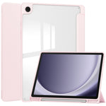 Custodia per tablet in pelle intelligente 3 pieghe in acrilico con slot per penna, For Samsung Galaxy Tab A9+