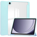 Custodia per tablet in pelle intelligente 3 pieghe in acrilico con slot per penna, For Samsung Galaxy Tab A9+
