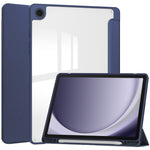 Custodia per tablet in pelle intelligente 3 pieghe in acrilico con slot per penna, For Samsung Galaxy Tab A9+