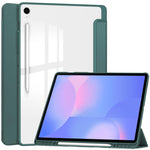 Custodia per tablet in pelle intelligente 3 pieghe in acrilico con slot per penna, For Samsung Galaxy Tab A11+, For Samsung Galaxy Tab S9 FE / S10 FE, For Samsung Galaxy Tab S10 FE+, For Samsung Galaxy Tab S9 FE+ / S10+