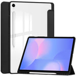 Custodia per tablet in pelle intelligente 3 pieghe in acrilico con slot per penna, For Samsung Galaxy Tab A11+, For Samsung Galaxy Tab S9 FE / S10 FE, For Samsung Galaxy Tab S10 FE+, For Samsung Galaxy Tab S9 FE+ / S10+