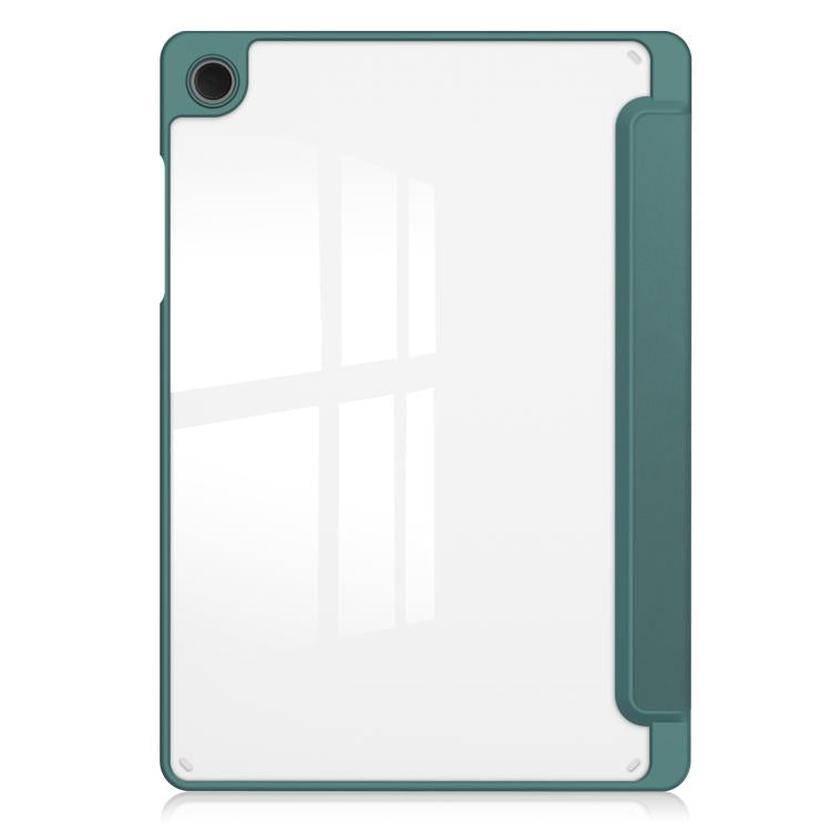 Custodia per tablet in pelle intelligente 3 pieghe in acrilico con slot per penna, For Samsung Galaxy Tab A11+, For Samsung Galaxy Tab S9 FE / S10 FE, For Samsung Galaxy Tab S10 FE+, For Samsung Galaxy Tab S9 FE+ / S10+