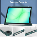 Custodia per tablet in pelle intelligente 3 pieghe in acrilico con slot per penna, For Samsung Galaxy Tab A11+, For Samsung Galaxy Tab S9 FE / S10 FE, For Samsung Galaxy Tab S10 FE+, For Samsung Galaxy Tab S9 FE+ / S10+