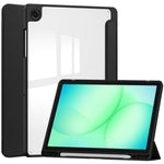 Custodia per tablet in pelle intelligente 3 pieghe in acrilico con slot per penna, For Samsung Galaxy Tab A11+, For Samsung Galaxy Tab S9 FE / S10 FE, For Samsung Galaxy Tab S10 FE+, For Samsung Galaxy Tab S9 FE+ / S10+