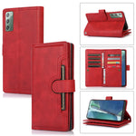 Custodia per telefono in pelle con slot per schede da polso, For Samsung Galaxy S21+ 5G, For Samsung Galaxy S21 Ultra 5G, For Samsung Galaxy Note20 Ultra, For Samsung Galaxy Note20
