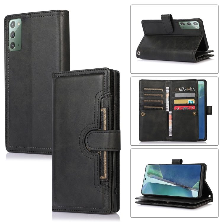 Custodia per telefono in pelle con slot per schede da polso, For Samsung Galaxy S21+ 5G, For Samsung Galaxy S21 Ultra 5G, For Samsung Galaxy Note20 Ultra, For Samsung Galaxy Note20