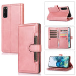 Custodia per telefono in pelle con slot per schede da polso, For Samsung Galaxy S20 Ultra, For Samsung Galaxy S20, For Samsung Galaxy S20+