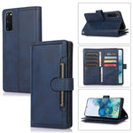 Custodia per telefono in pelle con slot per schede da polso, For Samsung Galaxy S20 Ultra, For Samsung Galaxy S20, For Samsung Galaxy S20+
