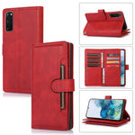 Custodia per telefono in pelle con slot per schede da polso, For Samsung Galaxy S20 Ultra, For Samsung Galaxy S20, For Samsung Galaxy S20+