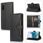 Custodia per telefono in pelle con slot per schede da polso, For Samsung Galaxy S20 Ultra, For Samsung Galaxy S20, For Samsung Galaxy S20+