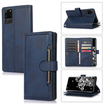 Custodia per telefono in pelle con slot per schede da polso, For Samsung Galaxy S20 Ultra, For Samsung Galaxy S20, For Samsung Galaxy S20+