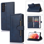 Custodia per telefono in pelle con slot per schede da polso, For Samsung Galaxy S22 Ultra 5G, For Samsung Galaxy S22+ 5G, For Samsung Galaxy S22 5G, For Samsung Galaxy S21 5G